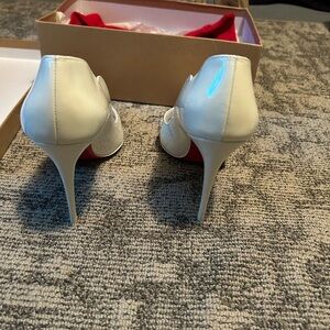 Elegant White Stiletto Heels